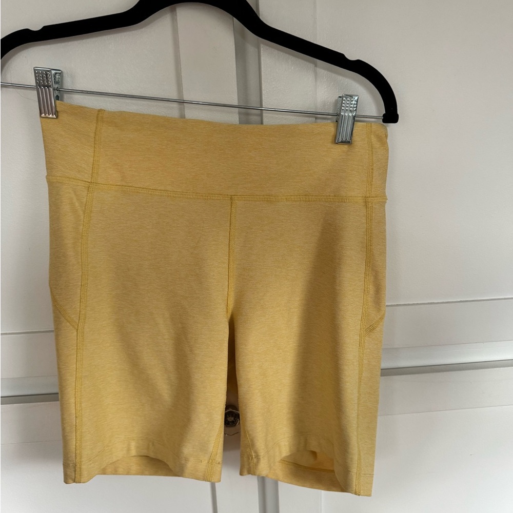 Outdoor Voices Yellow Bike Shorts